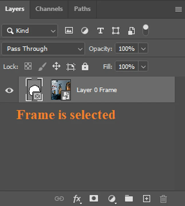 change the size of the frame