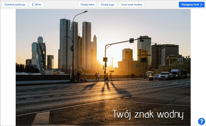 jak dodać znak wodny do zdjęcia